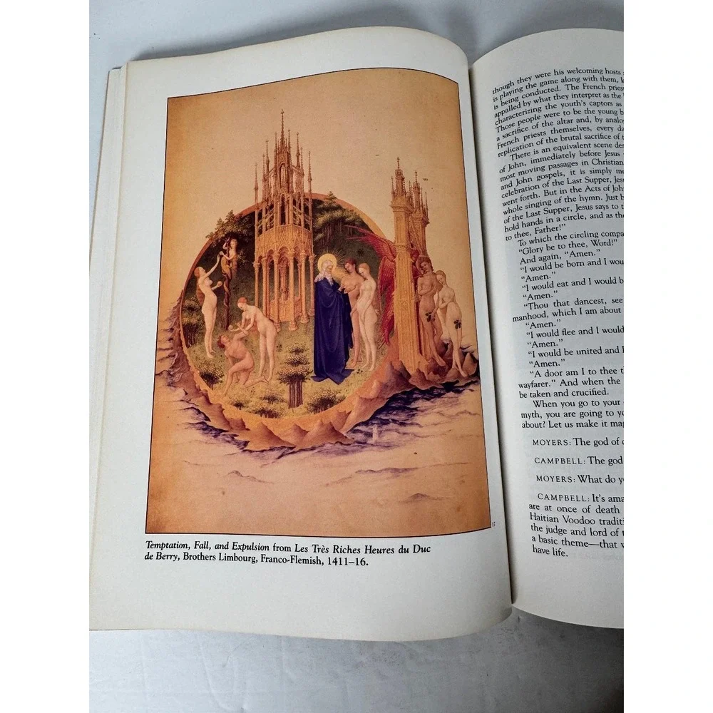 Power of Myth Joseph Campbell 1988 Illustrated Mythology Doubleday Paperback